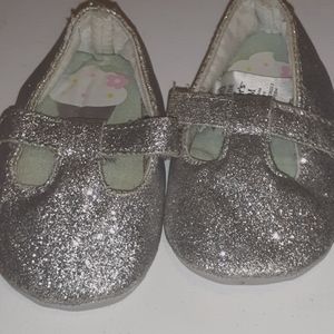 Child of mine soft baby glittery baby shoes